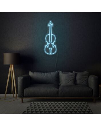 Musician Violin LED Neon Sign