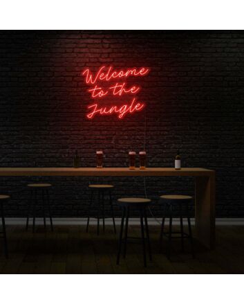 Welcome To The Jungle LED Neon Sign