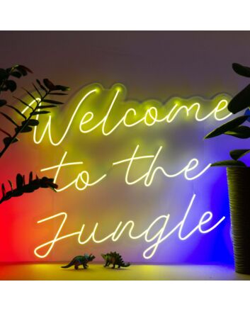 Welcome To The Jungle LED Neon Sign