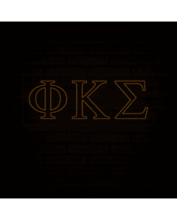 Phi Kappa Sigma ΦΚΣ LED Neon Sign Celebrating Brotherhood and Honor