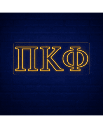 Pi Kappa Phi ΠΚΦ LED Neon Sign Celebrating Brotherhood and Leadership