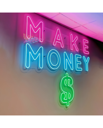 Make Money Dollar Neon Sign: Shine Bright with Prosperity
