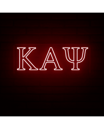 Kappa Alpha Psi ΚΑΨ LED Neon Sign Celebrating Brotherhood and Excellence