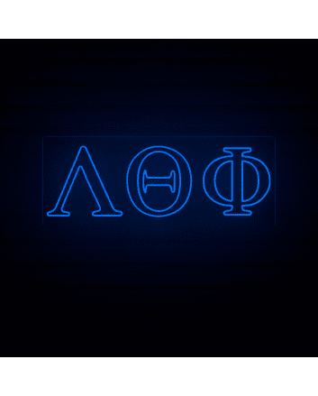 Lambda Theta Phi ΛΘΦ LED Neon Sign Celebrating Brotherhood and Culture