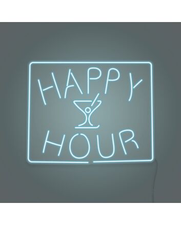 Customize Happy Hour LED Neon Sign