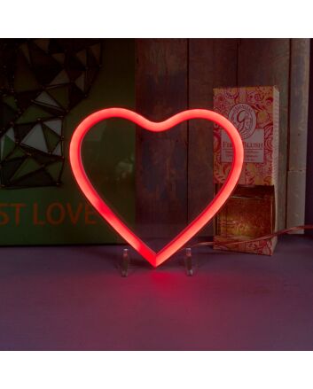 Heart LED Mini Neon Sign