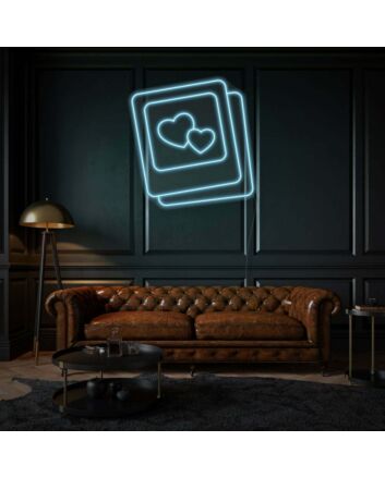 Loving Photo Card LED Neon Sign