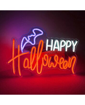 Happy Halloween Neon Sign