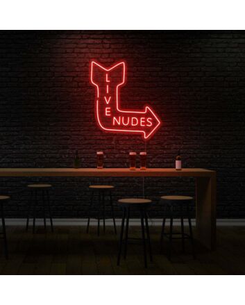 Live Nudes LED Neon Sign