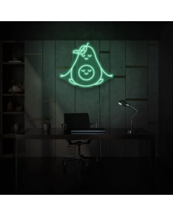 Meditating Avocado LED Neon Sign