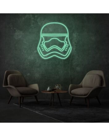 Stormtrooper&#039;s Head LED Neon Sign