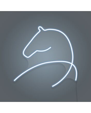 Minimalist Horse Head Neon Lights