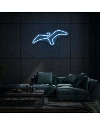 Minimalist Seagull LED Light Sign