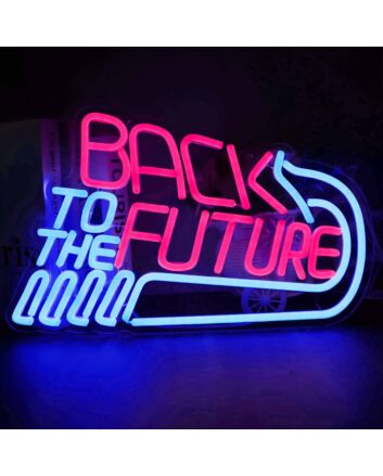 BACK TO THE FUTURE Font Decorative Neon Sign