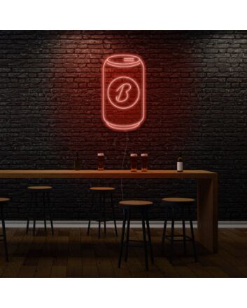 Beer Can Neon A Toast to Casual Drinks