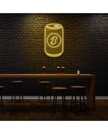 Beer Can Neon A Toast to Casual Drinks