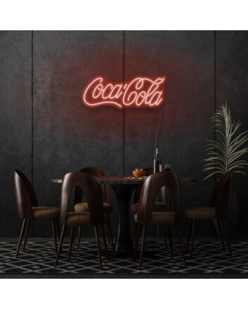 CocaCola Neon Classic Refreshment in Luminous Red