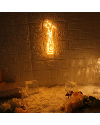 Corona Beer Neon Sign Relaxing Vibes in a Bottle