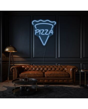 Customize Vertical Pizza Neon Personalized Pizzeria Decor