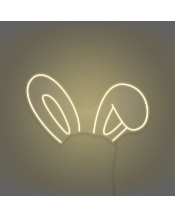 Bunny Ears Neon Playful and Cute