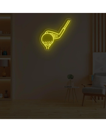 Golf Neon Tee Off to Leisure and Sport