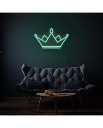 Crown Neon Sign Royal Elegance and Power