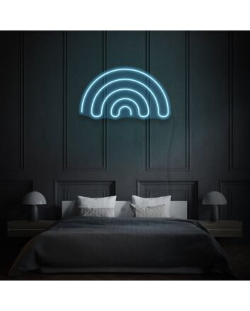 Minimalist Rainbow Neon Simple Beauty in Diversity