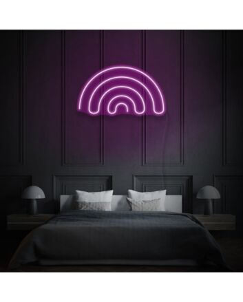 Minimalist Rainbow Neon Simple Beauty in Diversity