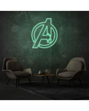 Avengers Neon Light Superheroes Assembled in Radiance