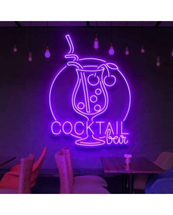 Customize Cocktail bar neon sign for bars restaurants