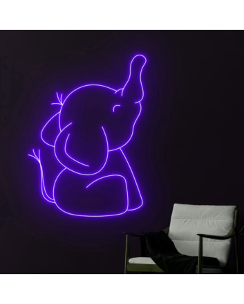 Baby Elephant Neon Signs