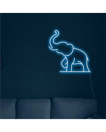 Majestic Elephant Neon Sign