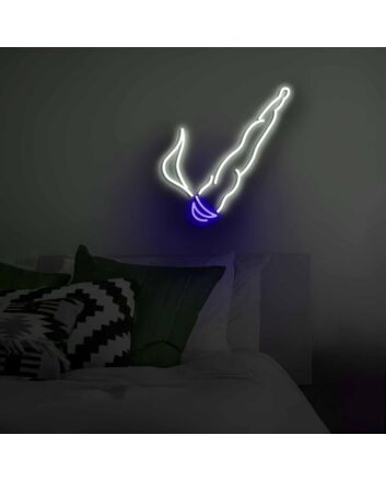 Lit Cigarette  Neon Sign