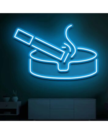 Flicking Ash  Neon Sign
