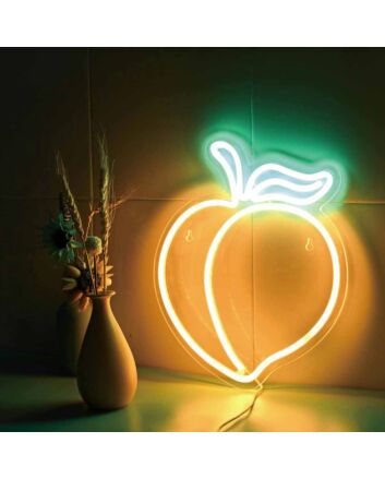 Juicy Peach Neon Sign