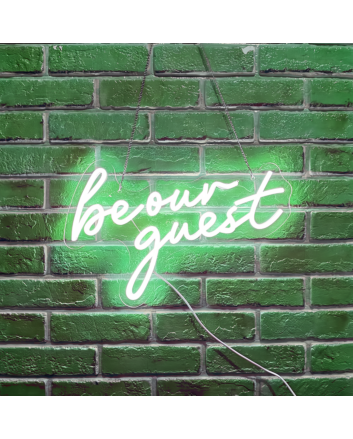 Be Our Guest Neon Sign