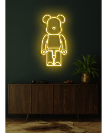 Bearbrick Neon Light Playful Toy-like Charm and Fun