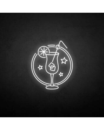 &#39;Hahn hoch mit Zitrone&#39; neon sign