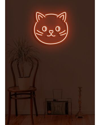 Cat Neon Whimsical Charm for Feline Lovers