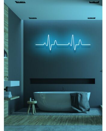 Heart Beat LED Neon Capturing Life's Rhythms in Glow