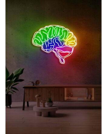 The brain Neon Enlightenment for Intellectual Pursuits