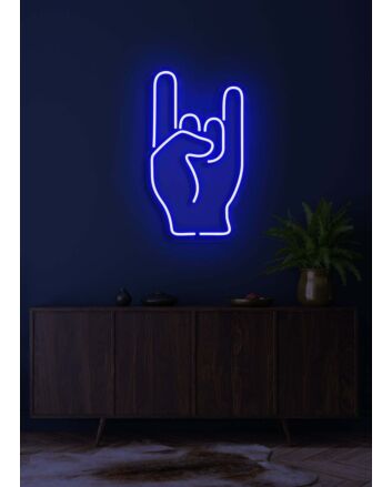 Rock n' roll Neon Tribute to the Spirit of Rock Music