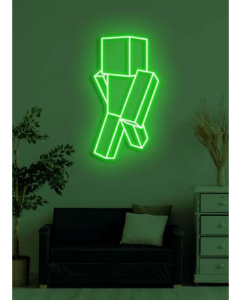 Square man Neon Creative and Quirky Design for Modern Decor