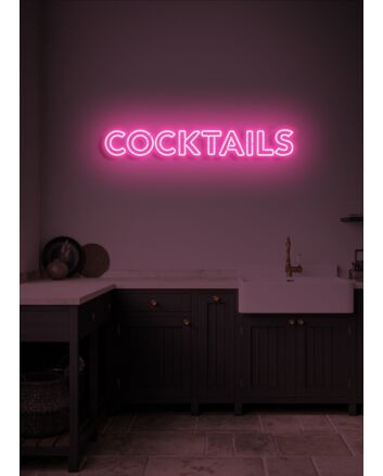 Cocktails Neon Vibrant and Inviting, Ideal for Bars and Nightlife