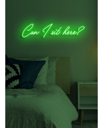 Can I sit here Neon Invitation to Join and Relax