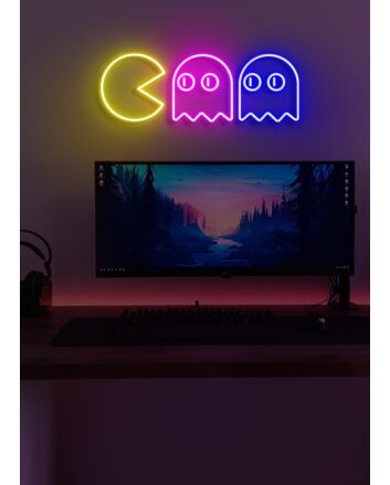 Packman Neon Flashback to Classic Gaming