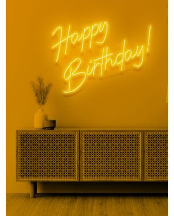 Happy Birthday Neon Celebration of Another Year