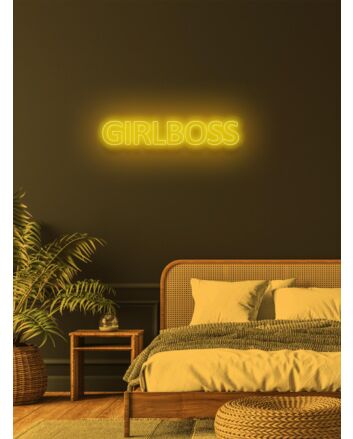 Girlboss Neon Empowerment for Aspiring Leaders