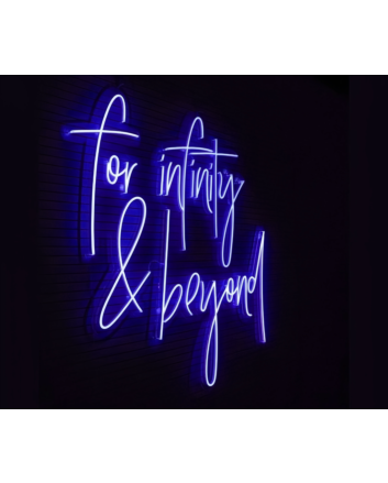 A neon sign for infinity and beyond