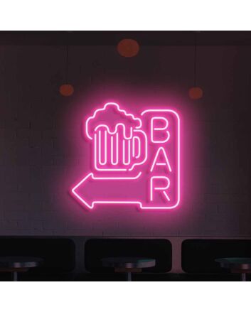 Customize Bar Neon Chic for Trendy Nightspots